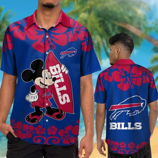 Buffalo bills Mickey Hawaiian Shirt