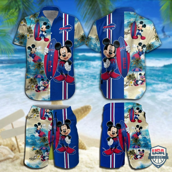 Buffalo Bills Mickey Mouse Hawaiian Shirt