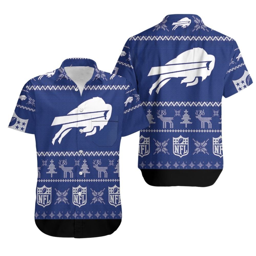 Buffalo Bills Nfl Christmas 3D Hawaiian Shirt