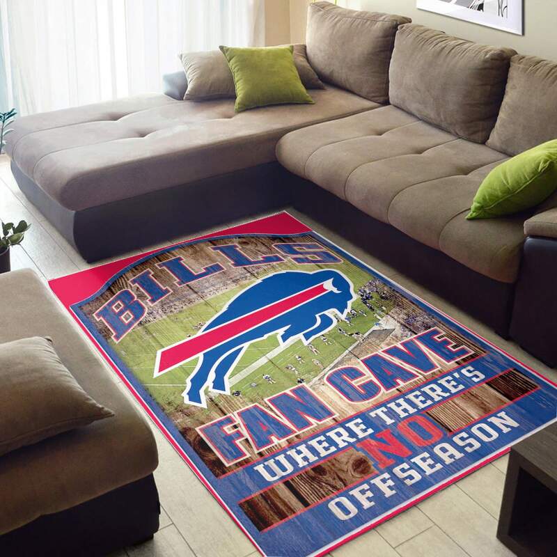 Buffalo Bills Nfl Decorative Floor Rectangle Rug