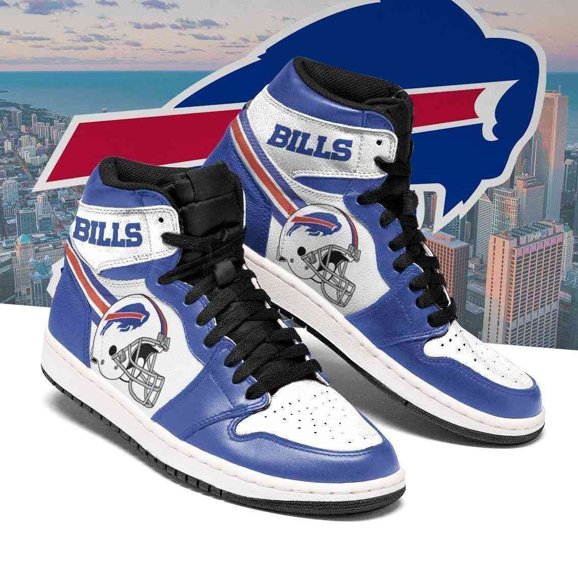 Buffalo Bills Nfl Football Air Sneakers Sneakers Sport Sneakers High Top Air Jordan Sneaker, Air Jordan Hightop