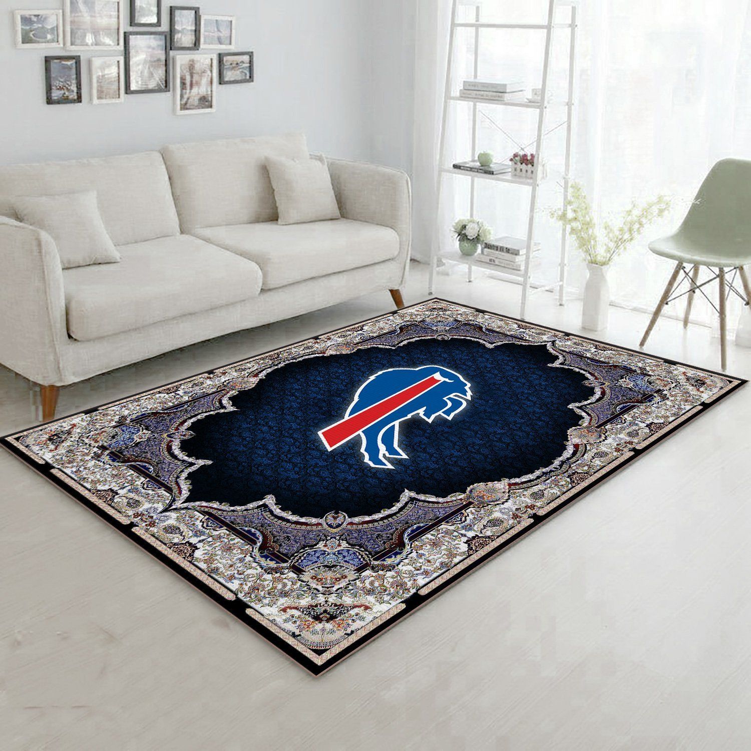 Buffalo Bills NFL Rectangle Rug – Custom Size And Printing