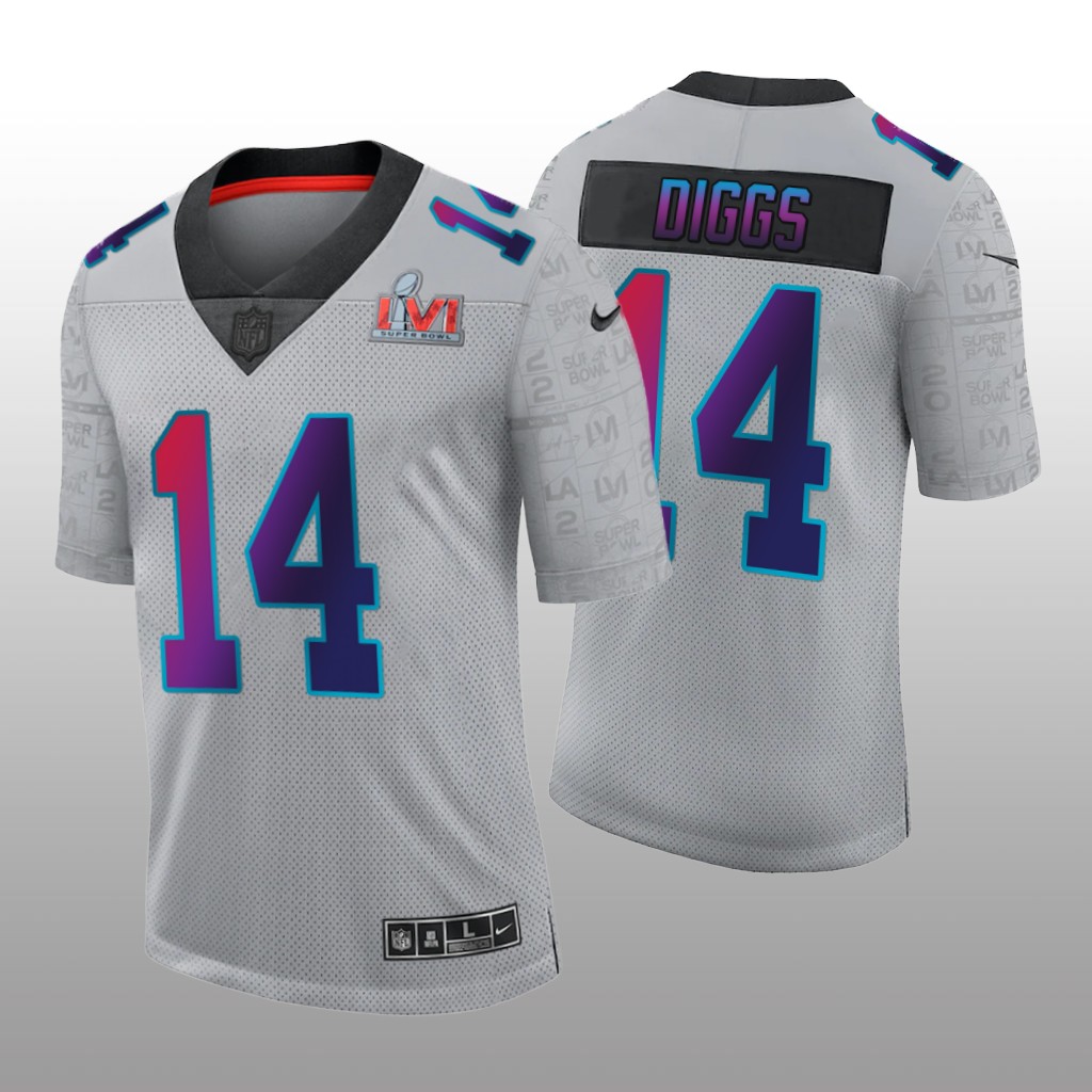 Buffalo Bills Stefon Diggs Gray Limited Super Bowl LVI - Men's