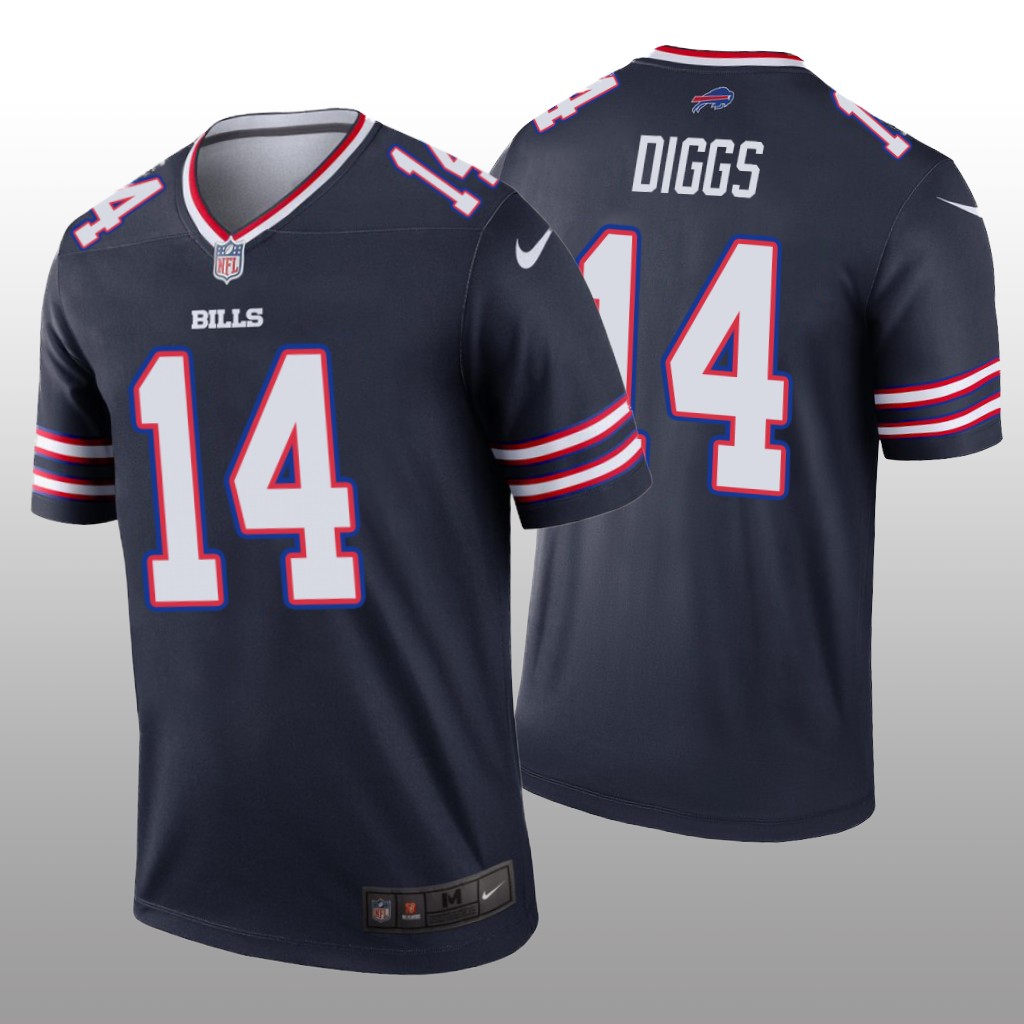 Buffalo Bills Stefon Diggs Navy Jersey Inverted Legend - Men's