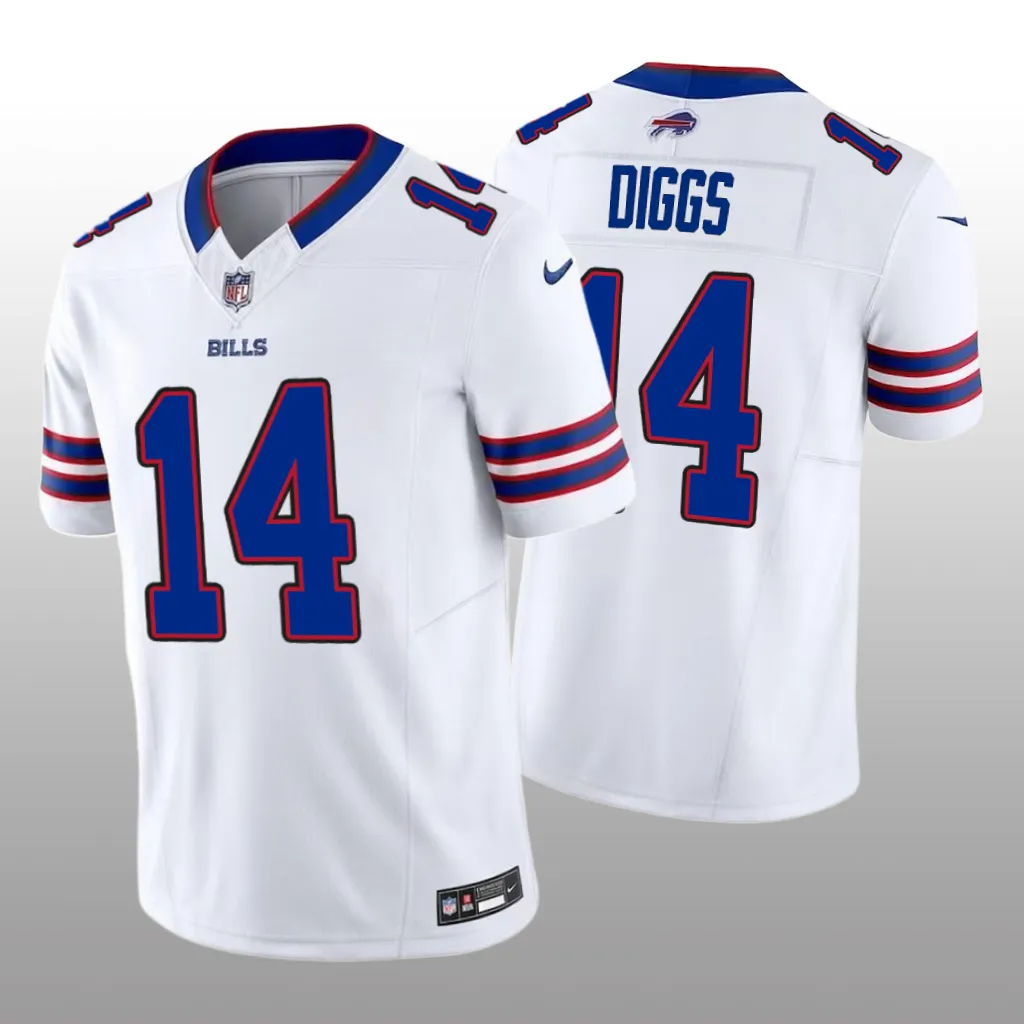 Buffalo Bills Stefon Diggs White Jersey Vapor F.U.S.E. Limited - Men's