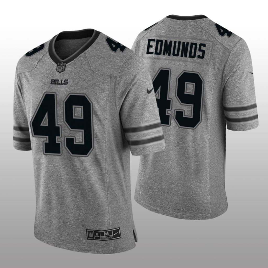Buffalo Bills Tremaine Edmunds Gray Jersey Gridiron Gray Limited