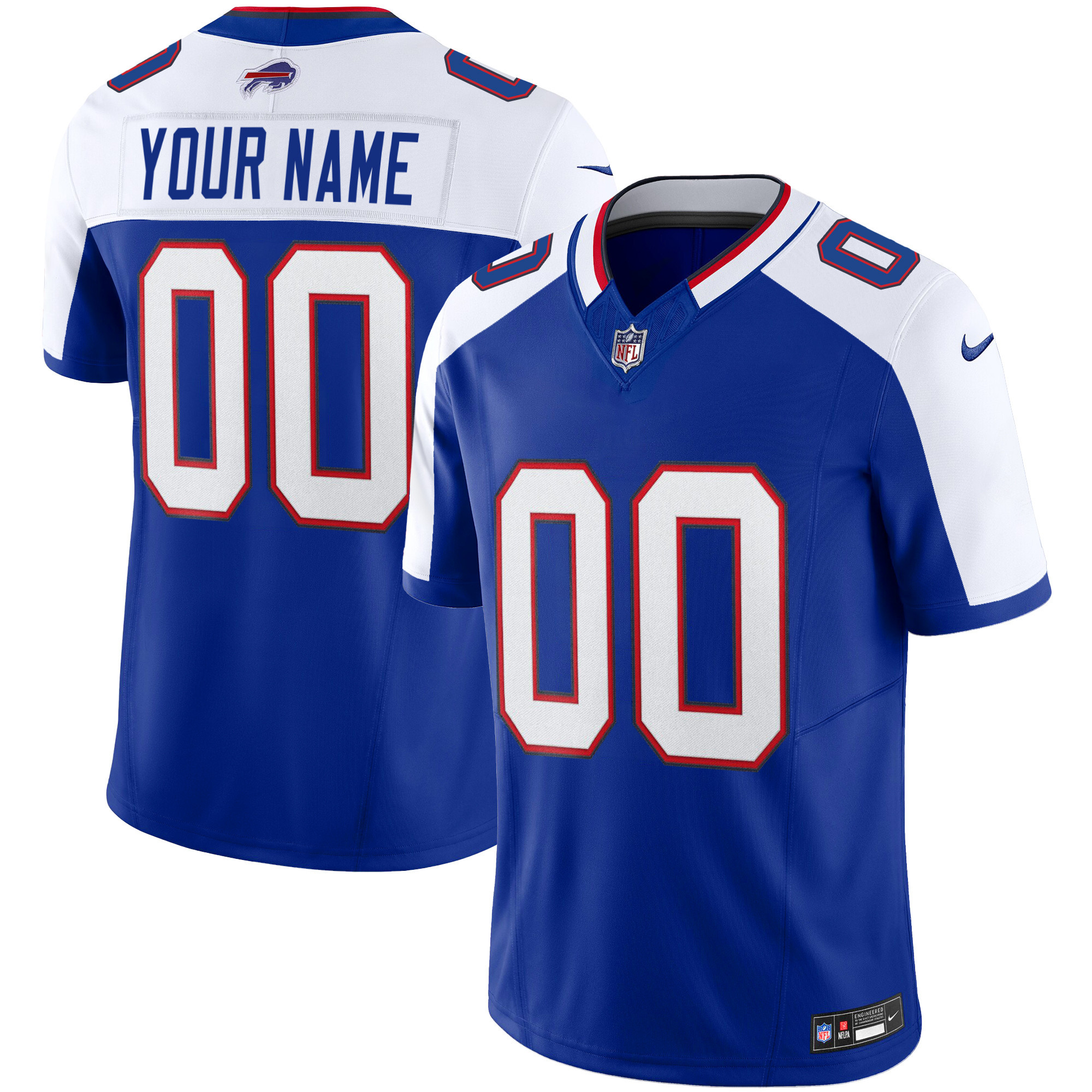 Buffalo Bills Vapor Limited Custom Alternate Jersey - All Stitched 