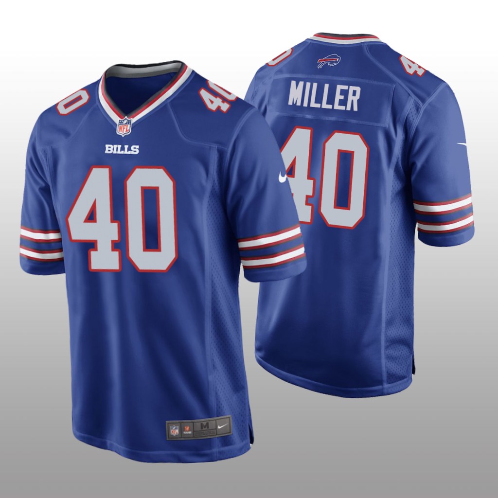 Buffalo Bills Von Miller Royal Jersey Game - Men's