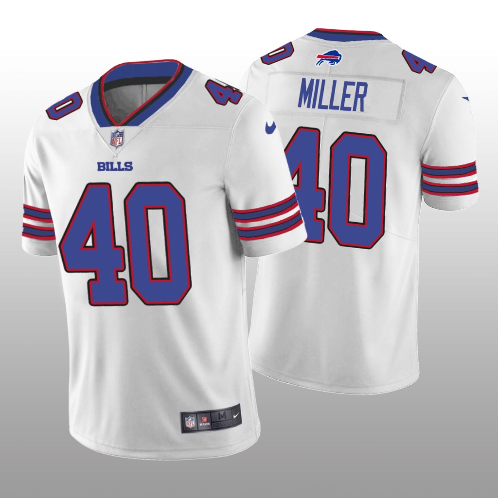 Buffalo Bills Von Miller White Jersey Vapor Limited Vapor Limited - Men's