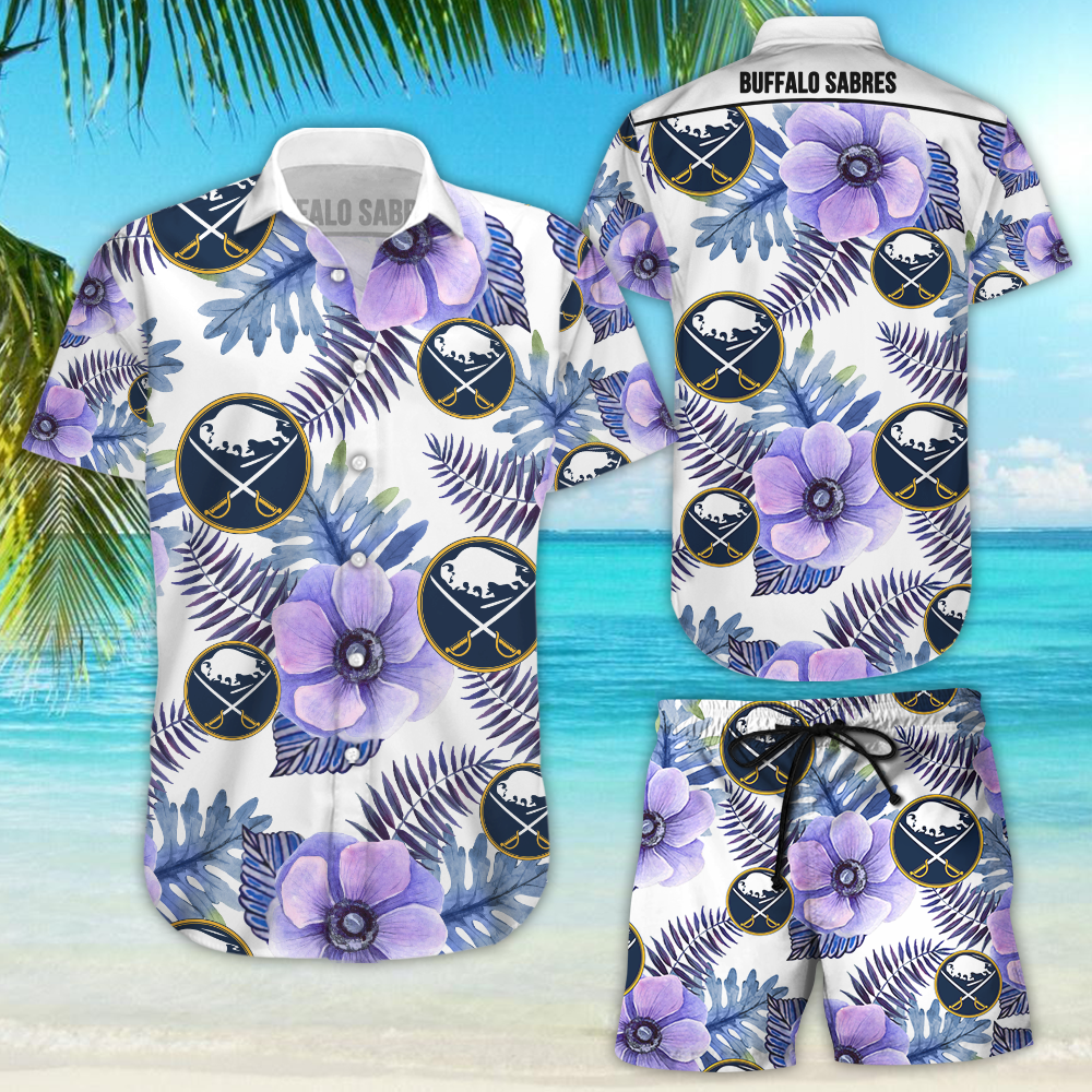 Buffalo Sabres Aloha Shirt Hawaiian Beach Shirt