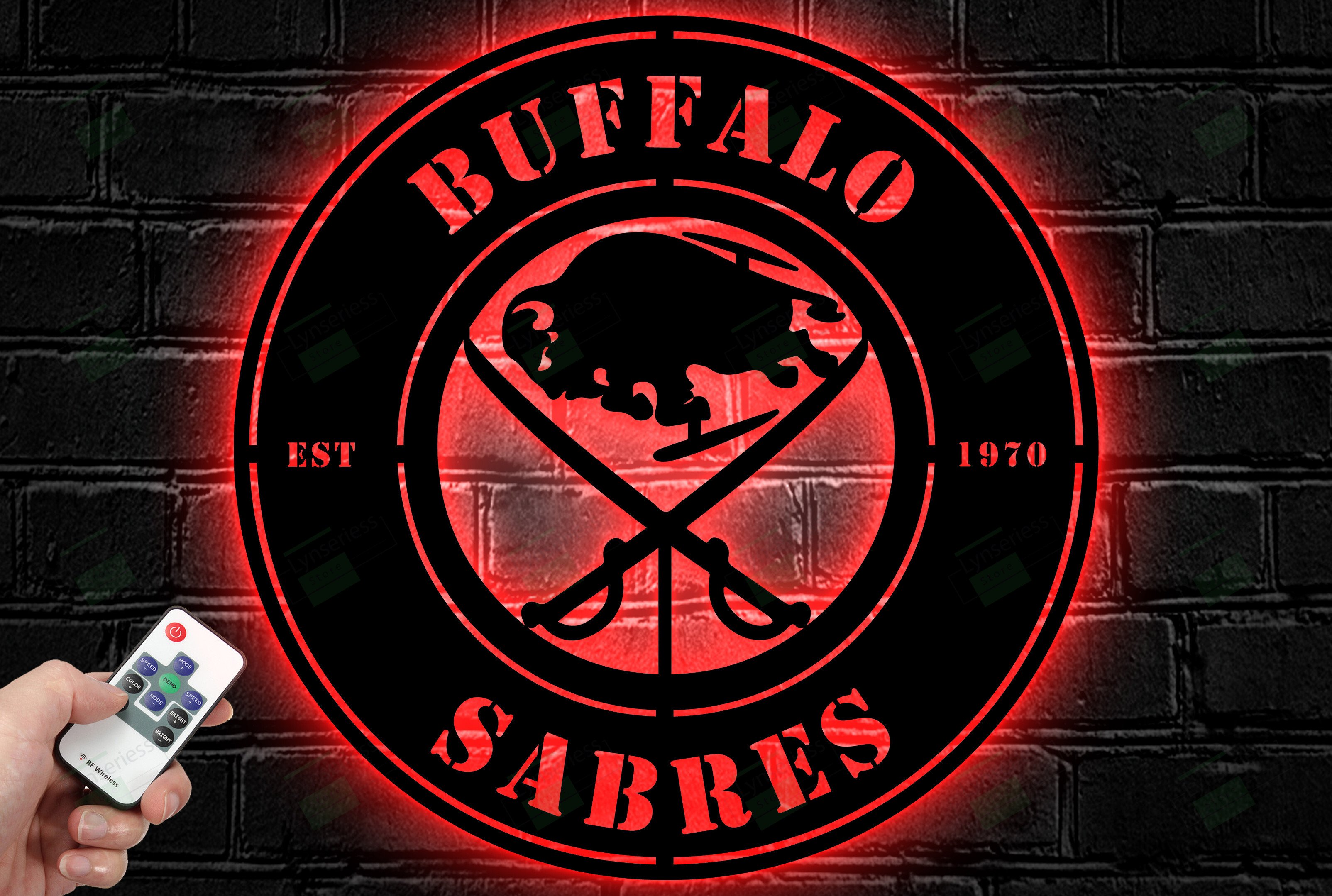 Buffalo Sabres Metal Sign – Led Light Sign NHL