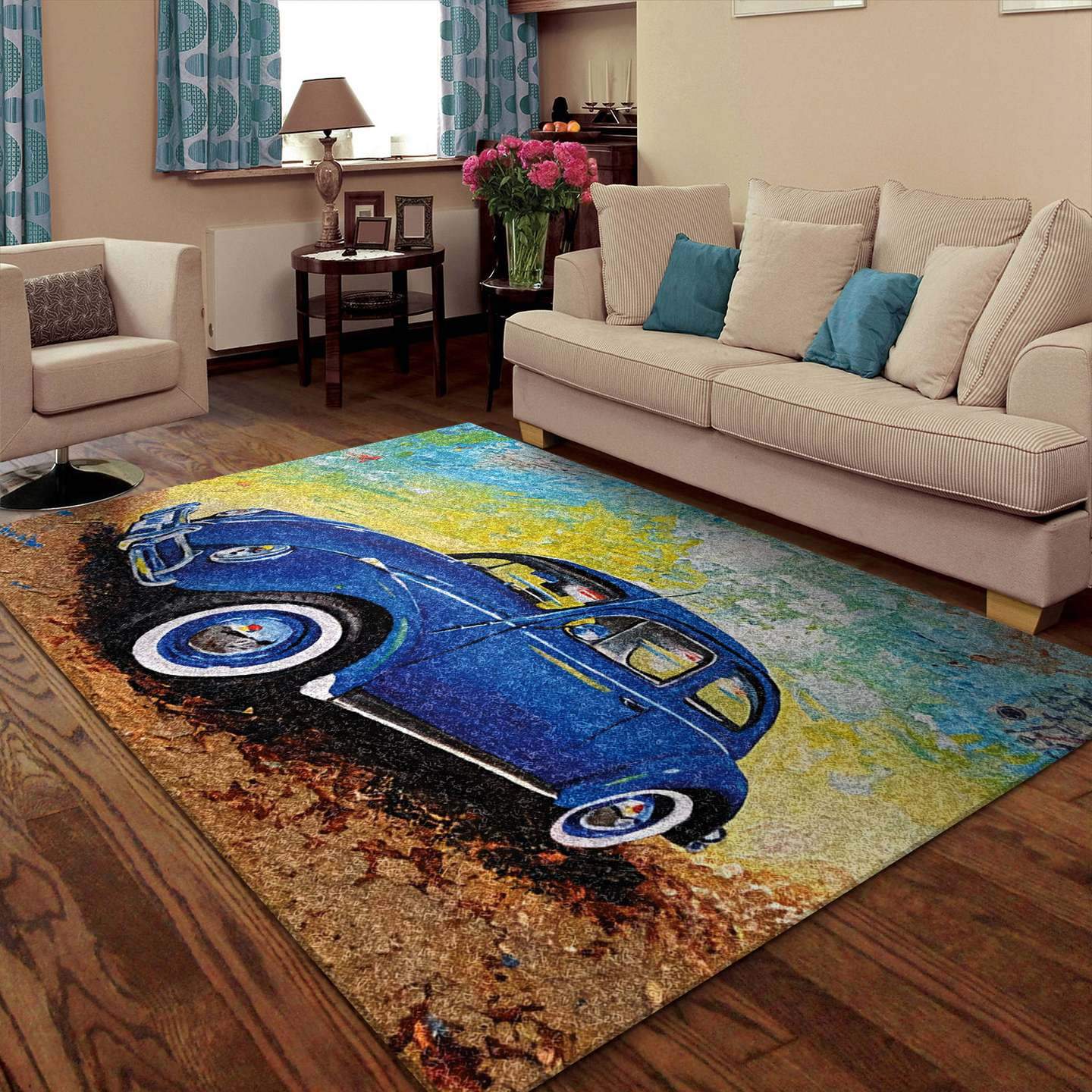 Bug Car Limited Edition Rectangle Rug