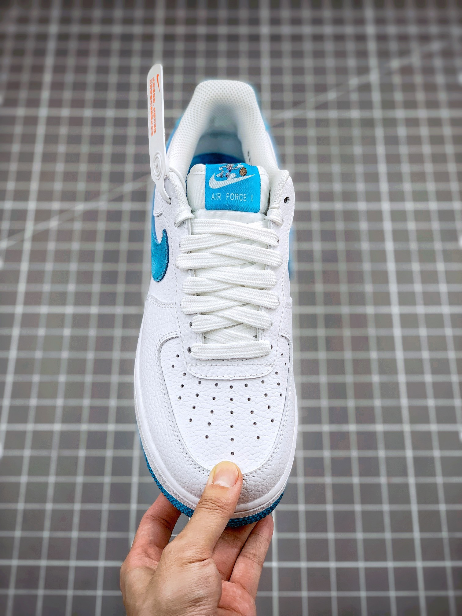 Bugs & Lola Bunny x Nike Air Force 1 Low ‘Space Jam’ White/Light Blue Fury For Sale