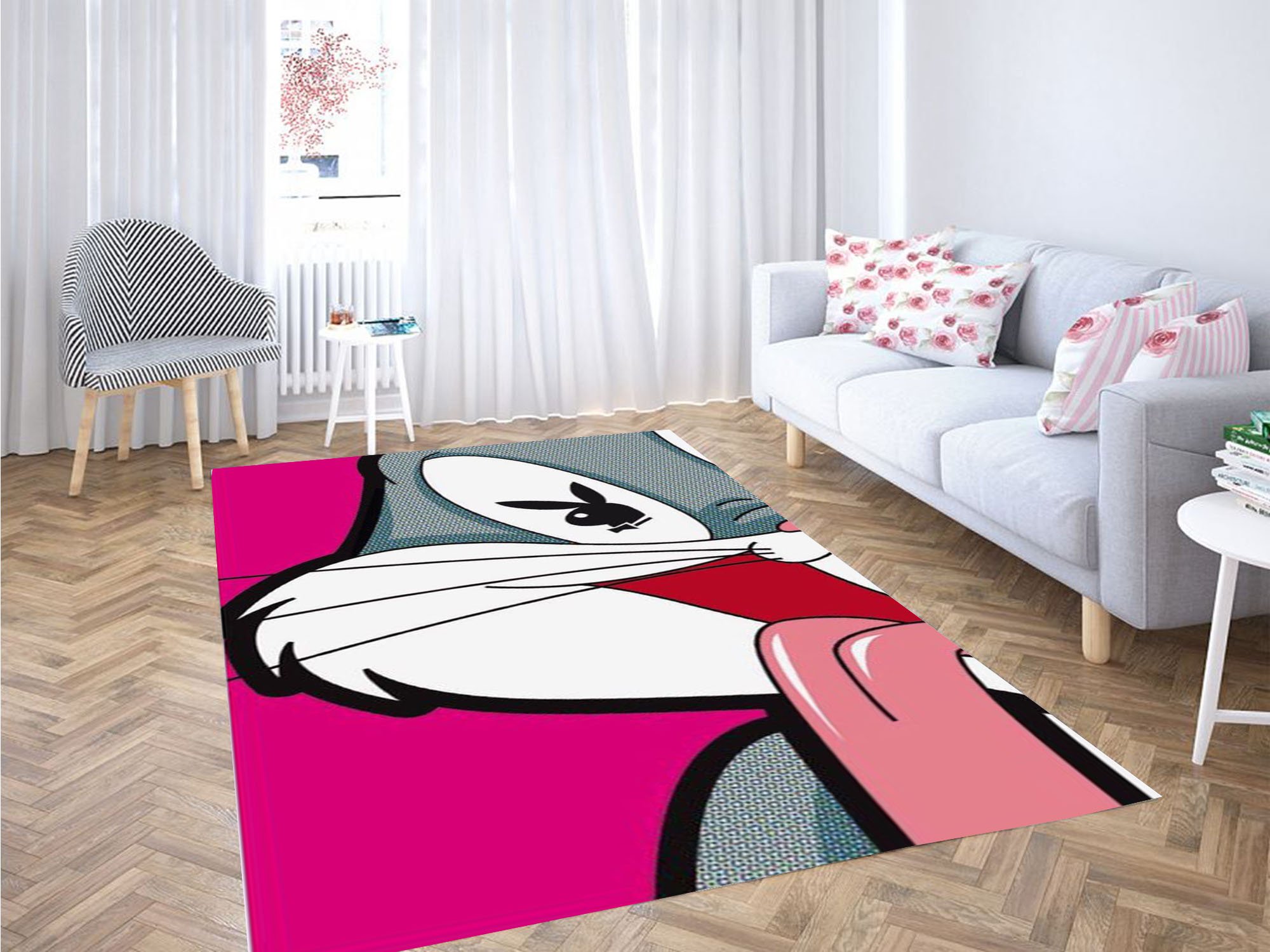 Bugs Bunny Cute Carpet Rectangle Rug