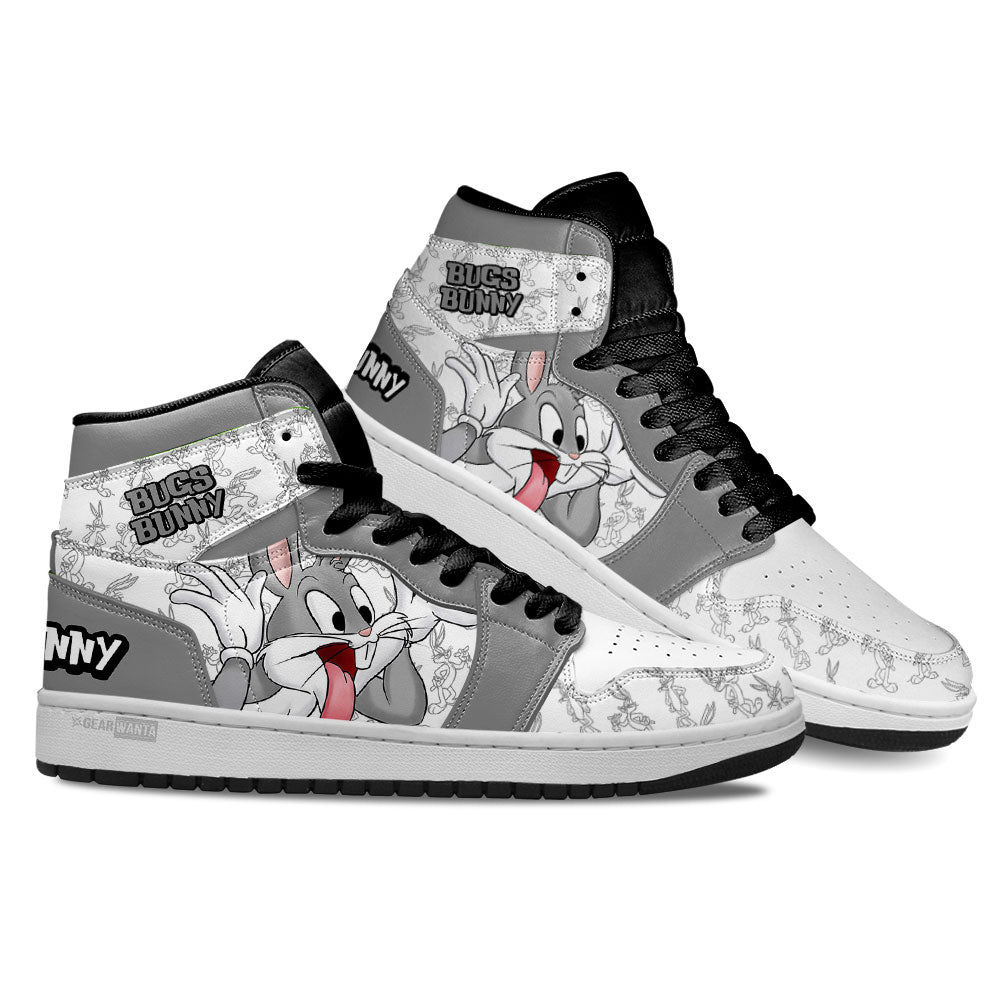 Bugs Bunny J1 Shoes For Cartoon Fans Sneakers, Air Jordan Hightop