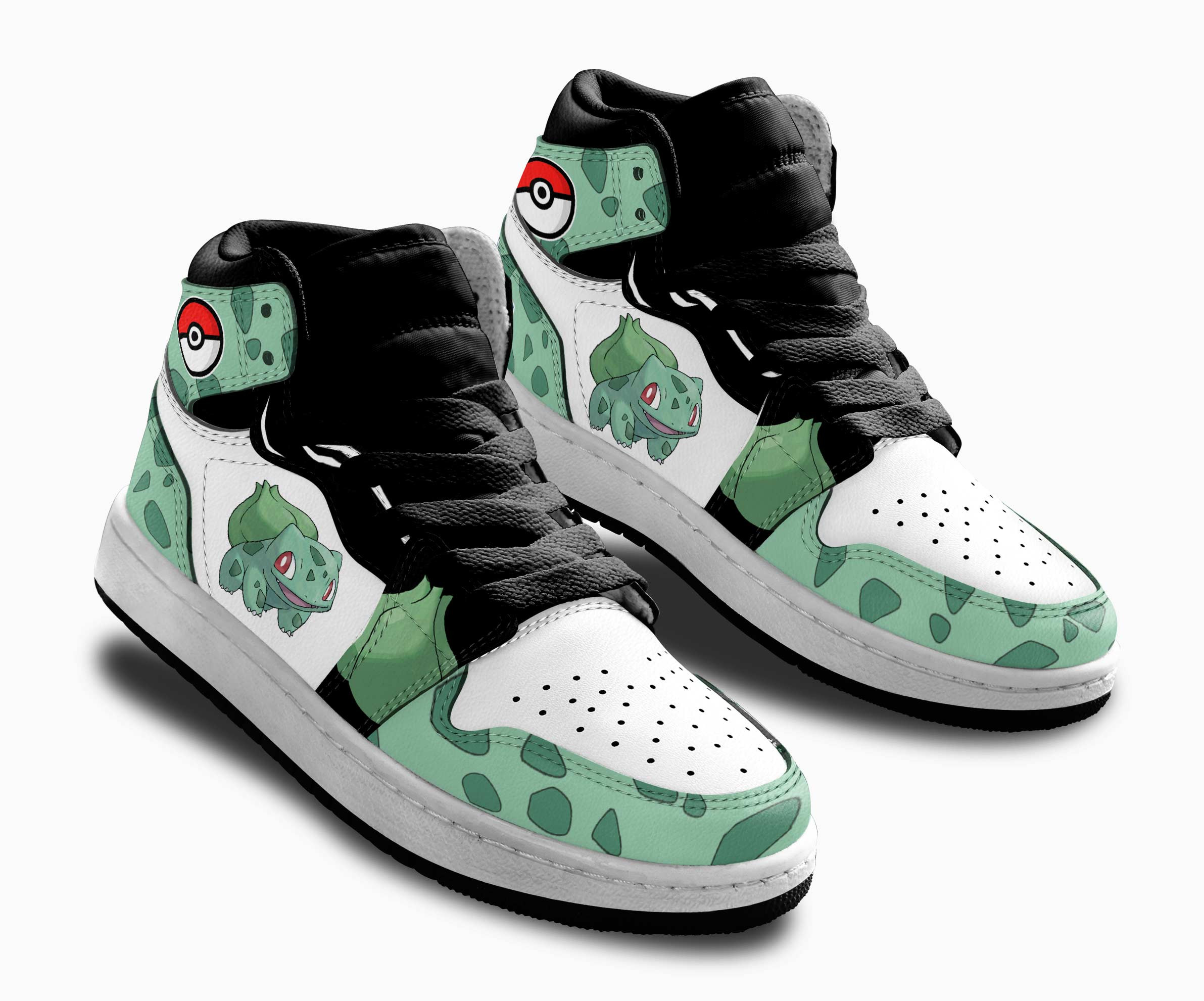 Bulbasaur Kids Sneakers Custom Anime Pokemon Shoes For Kids