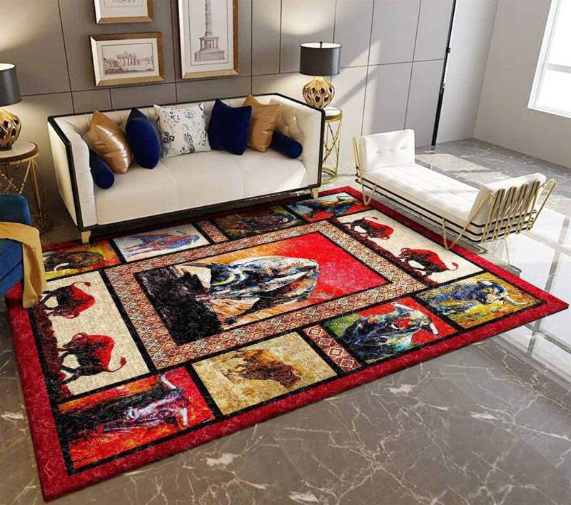 Bull Rectangle Rug