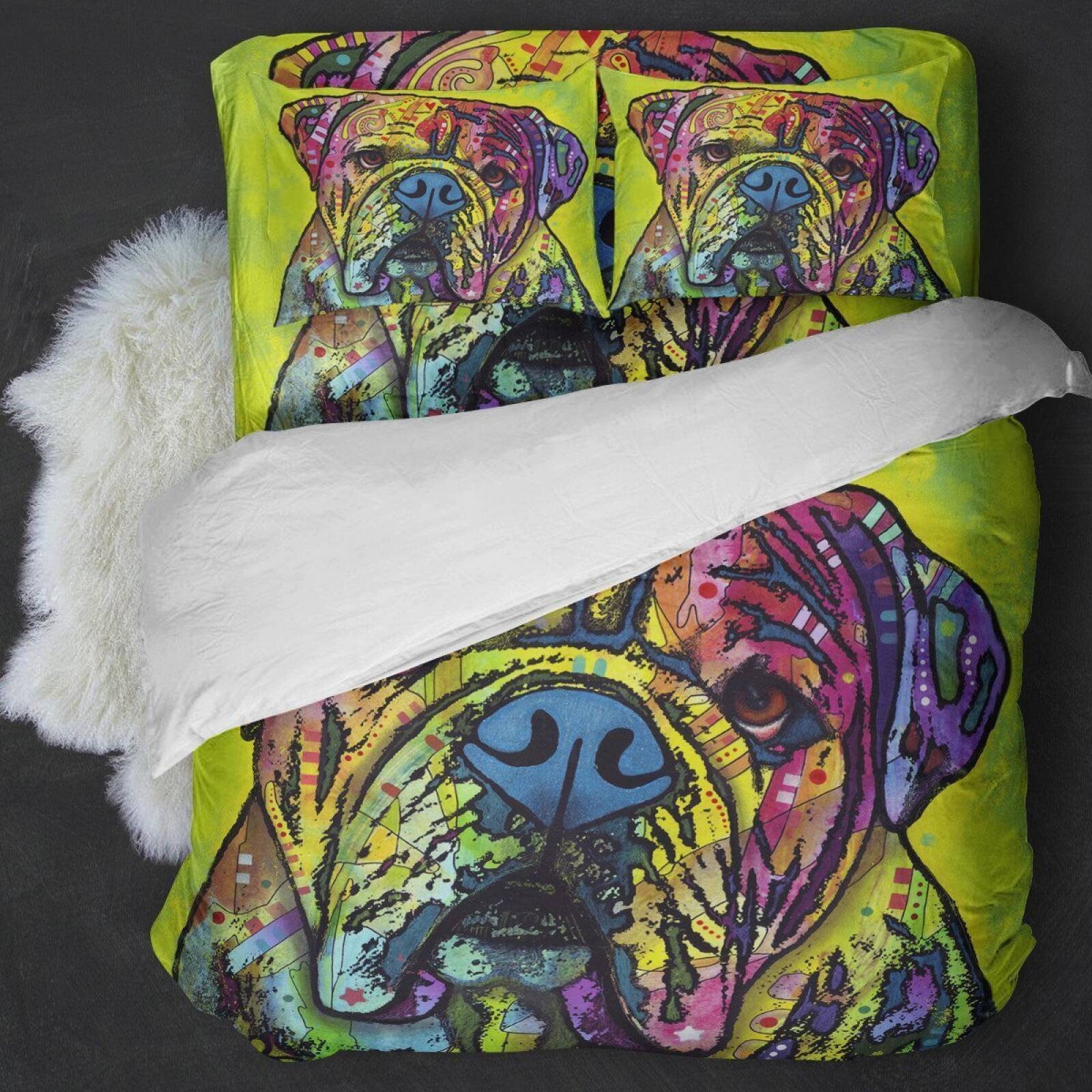 Bulldog A Duvet Cover Bedding Set