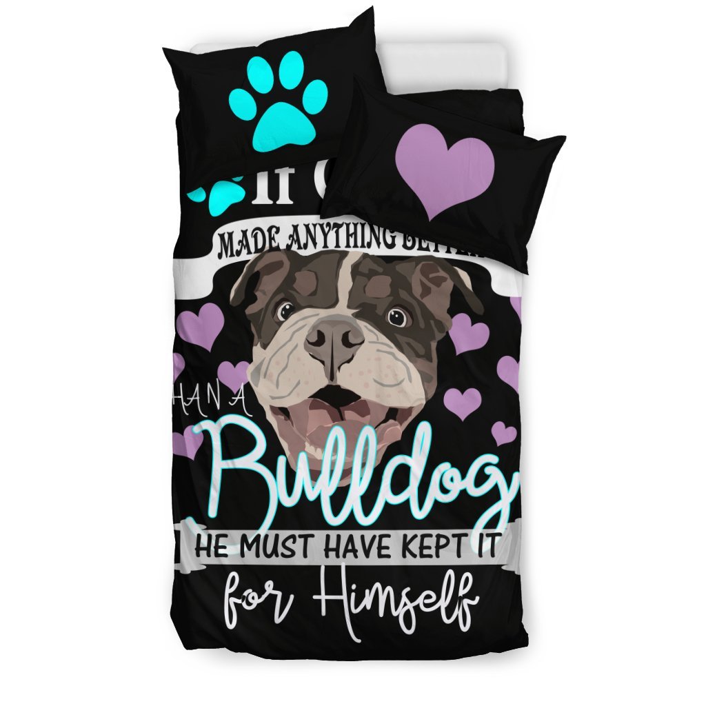 Bulldog Lovers 3D Customized Duvet Cover Bedding Set