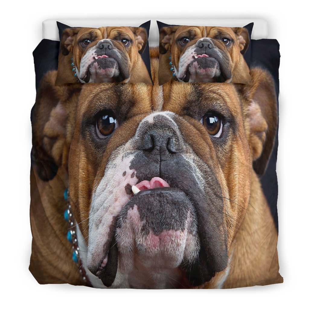 Bulldog Lovers Duvet Cover Bedding Set