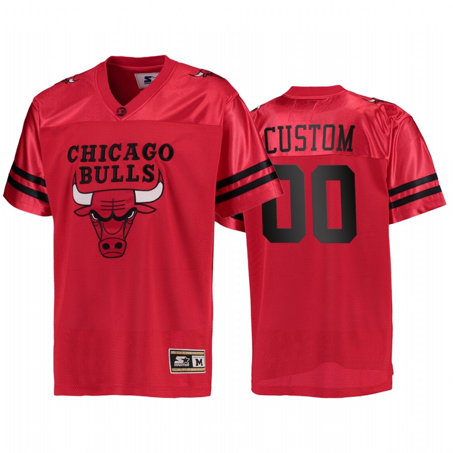 Bulls Custom #00 Football G-III Sports Jersey