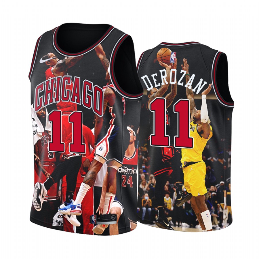 Bulls DeMar DeRozan #11 Wild Game-Winner Player Graphic Jersey