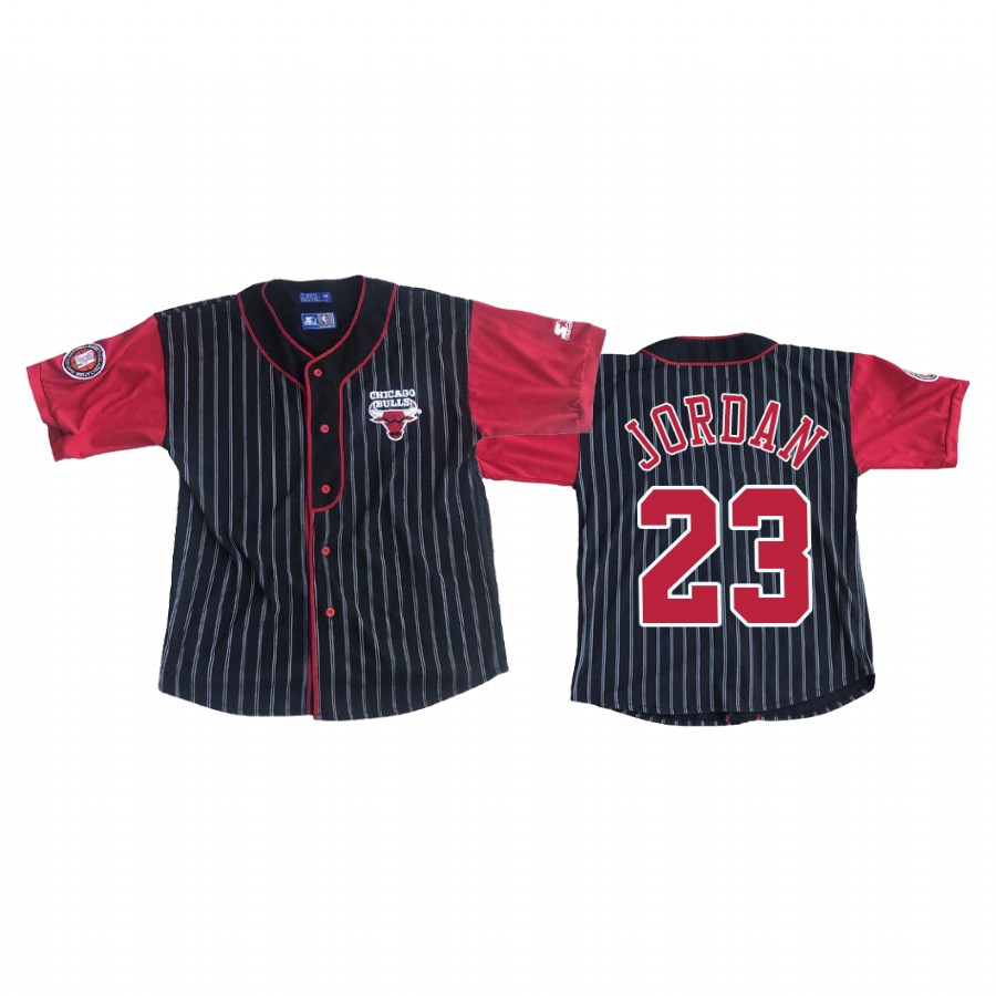 Bulls Michael Jordan #23 Vintage Pinstripe Jersey