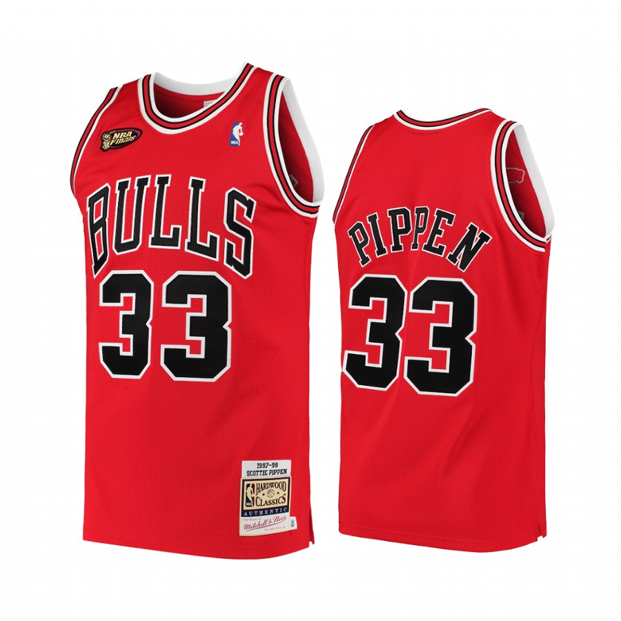 Bulls Scottie Pippen #33 1997 Hardwood Classics NBA Finals Jersey