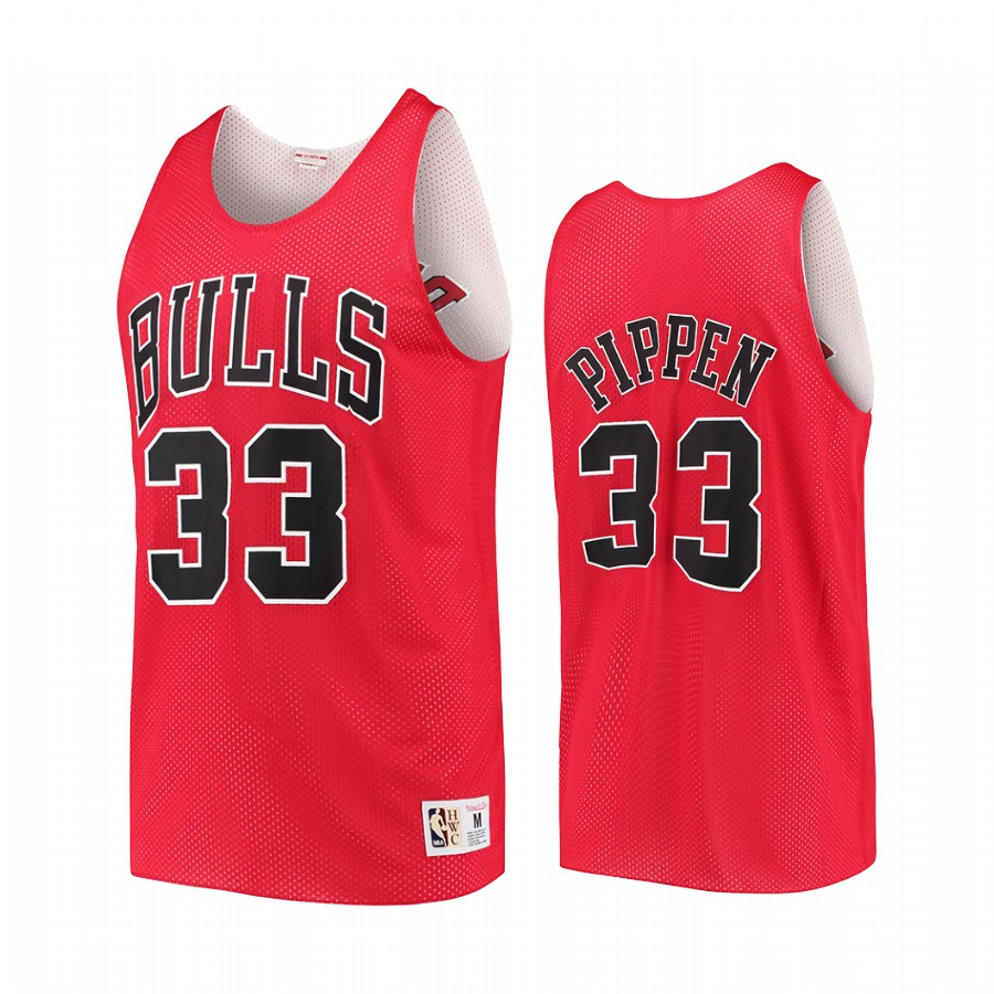 Bulls Scottie Pippen #33 Hardwood Classics Reversible Practice Jersey