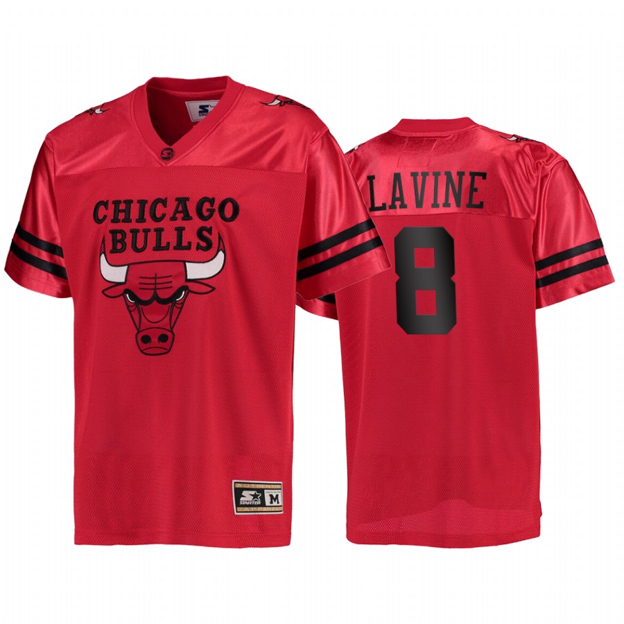Bulls Zach LaVine #8 Football G-III Sports Jersey