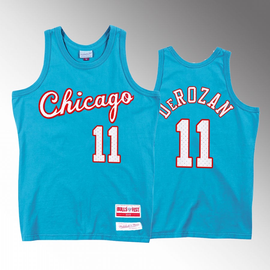 BullsFest DeMar DeRozan Chicago Bulls Blue #11 Jersey Limited Edition