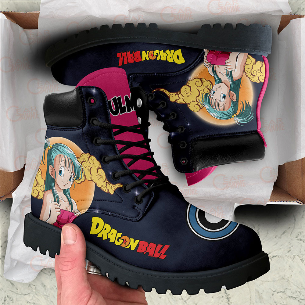 Bulma Boots Dragon Ball Custom Anime Shoes For Otaku