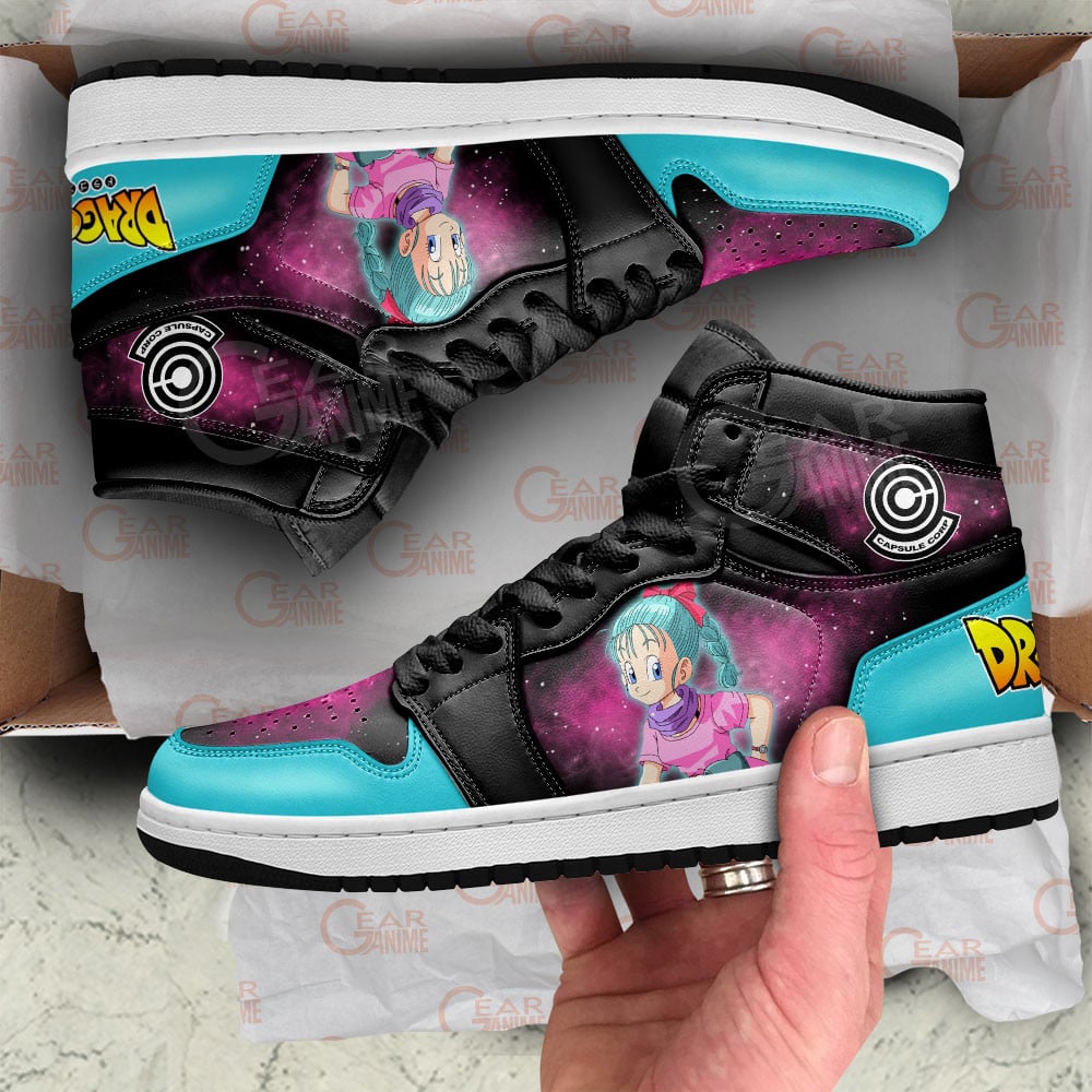 Bulma JD1s Sneakers Dragon Ball Anime Shoes Mix Galaxy, Air Jordan Hightop