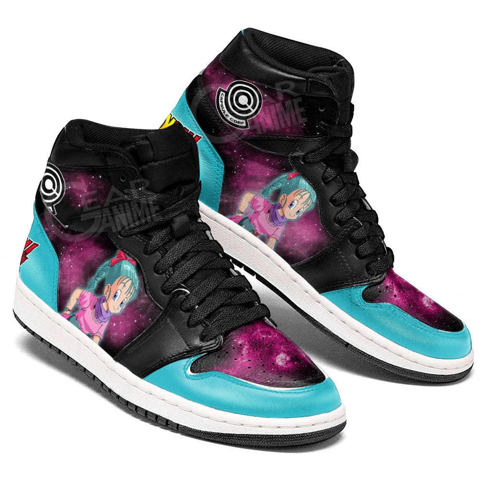 Bulma JD1s Sneakers Dragon Ball Anime Shoes Mix Galaxy, Air Jordan Hightop