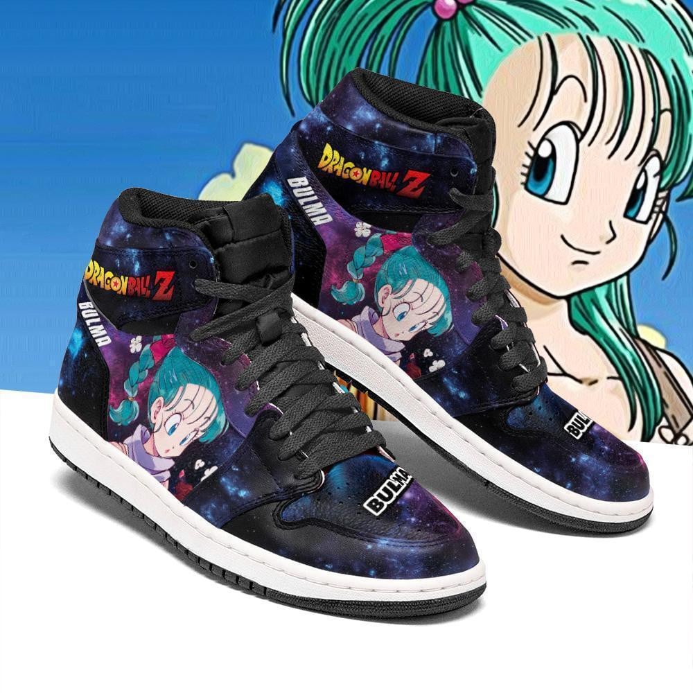 Bulma JD1s Sneakers Galaxy Dragon Ball Anime Shoes, Air Jordan Hightop