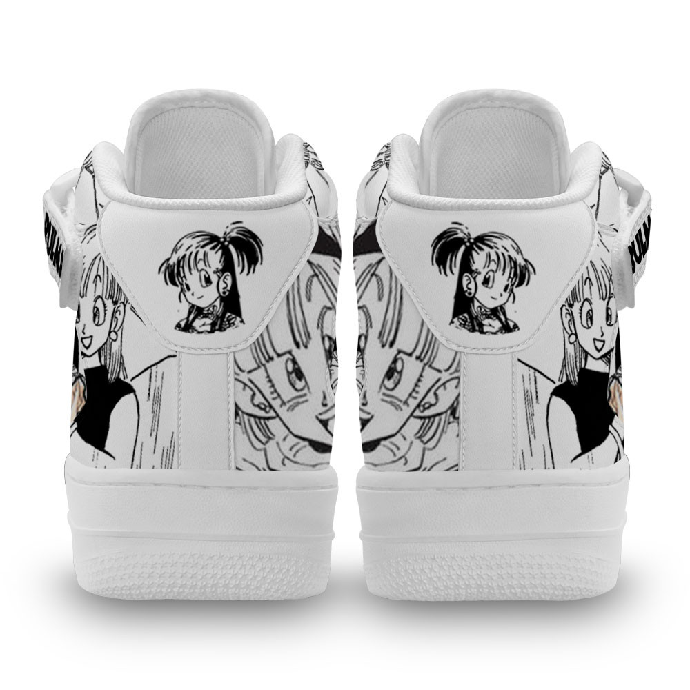 Bulma Sneakers Air Mid Custom Dragon Ball Anime Shoes Mix Manga