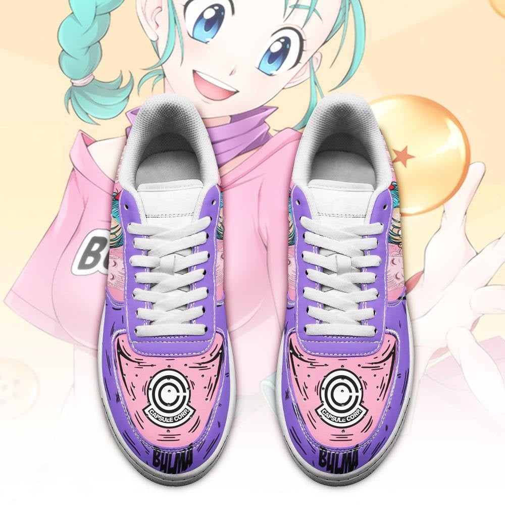 Bulma Sneakers Custom Dragon Ball Anime Shoes Fan Gift