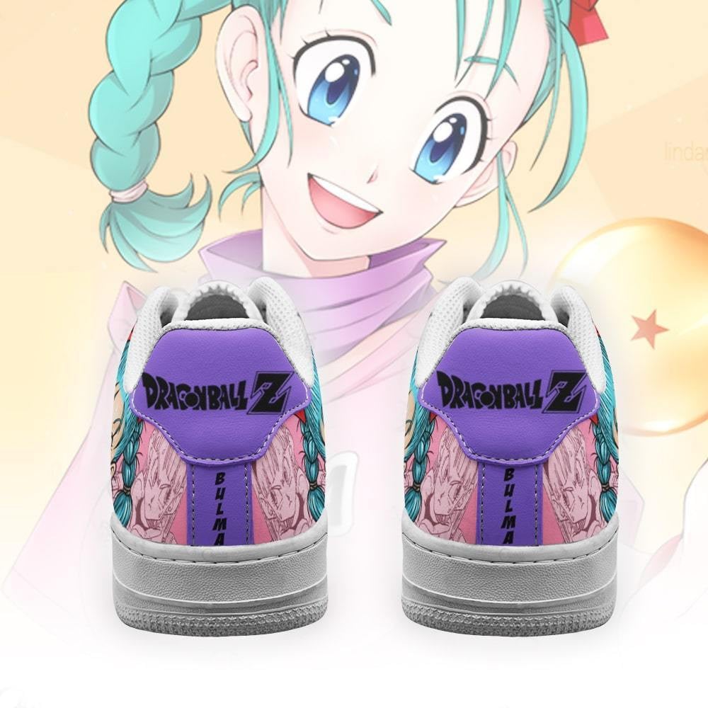 Bulma Sneakers Custom Dragon Ball Anime Shoes Fan Gift