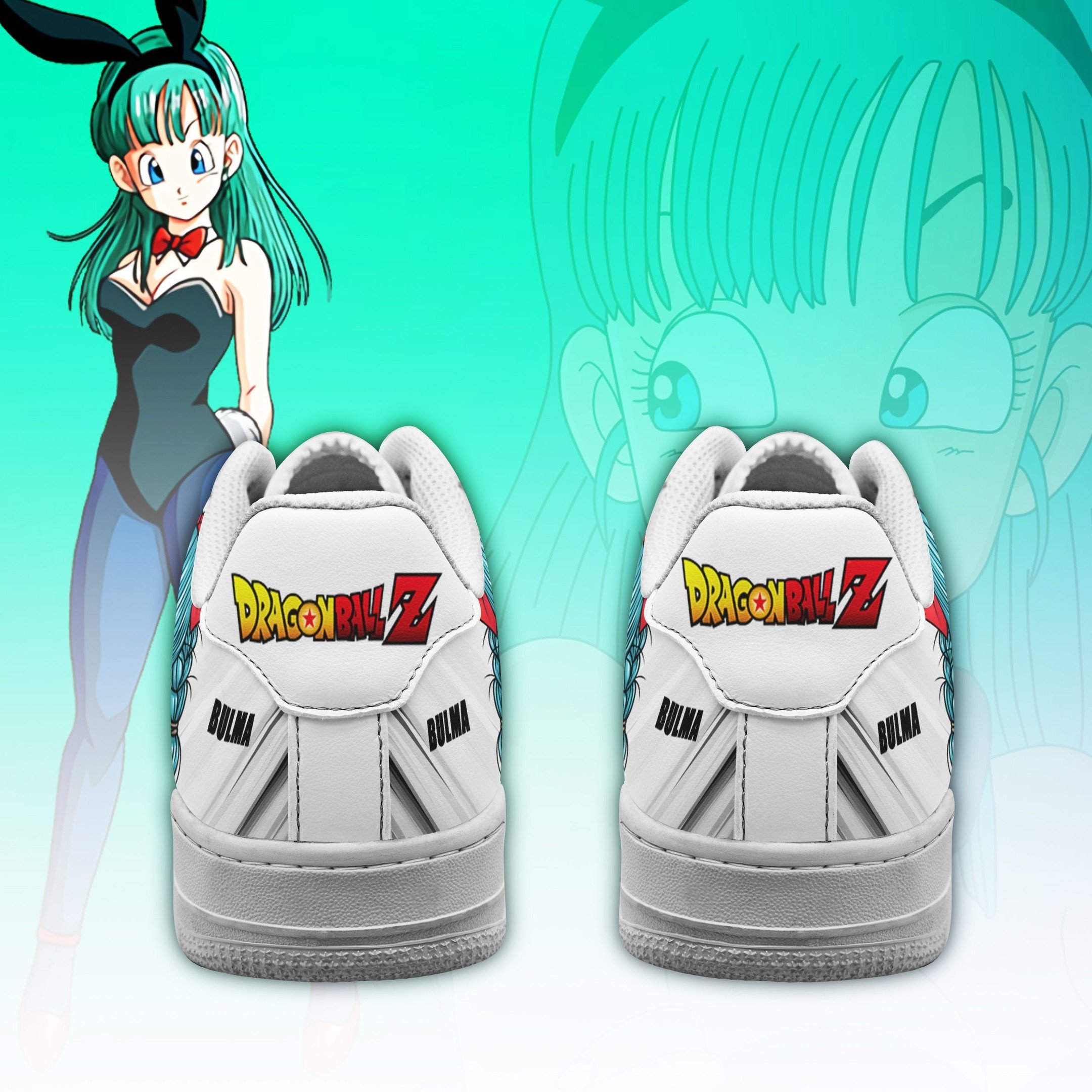 Bulmar Air Sneakers Custom Anime Dragon Ball Shoes Simple Style