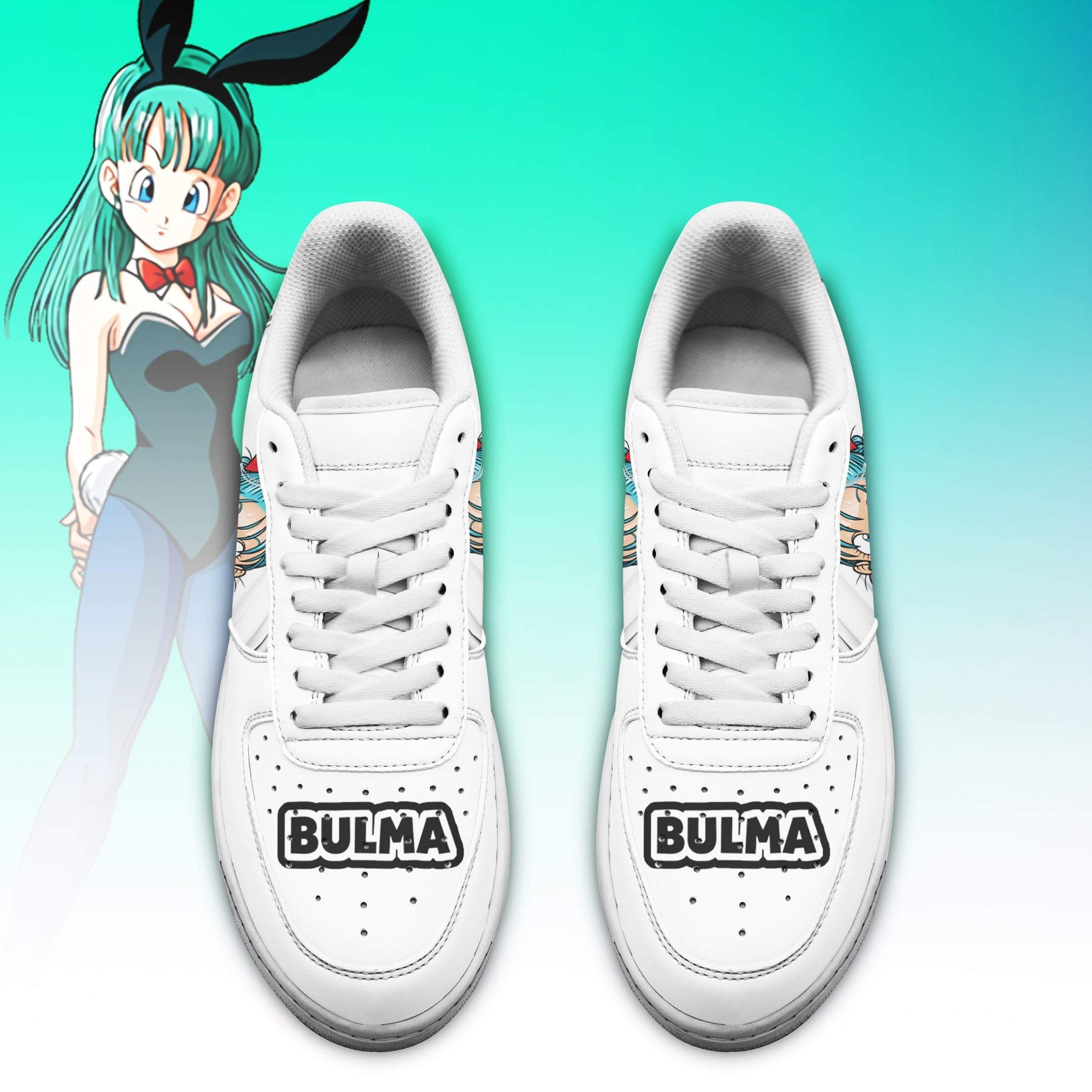 Bulmar Air Sneakers Custom Anime Dragon Ball Shoes Simple Style