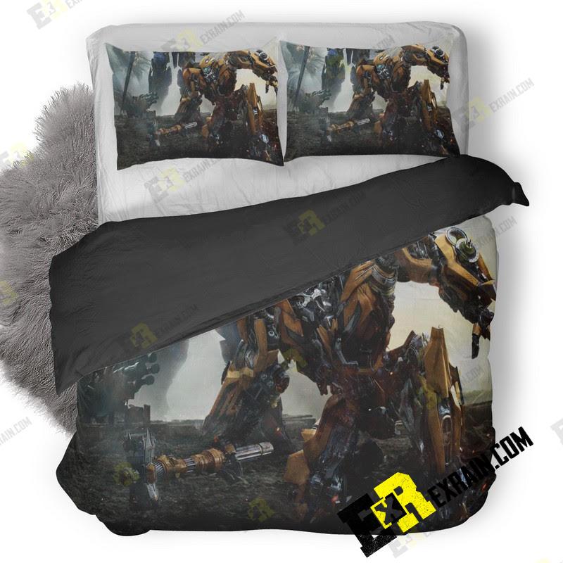 Bumblebbe Transformers The Last Knight 3D Customized Duvet Cover Bedding Set