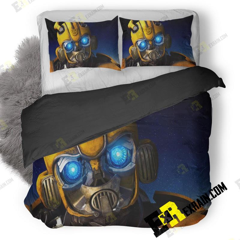 Bumblebee Movie 10K Yr 3D Customized Duvet Cover Bedding Set