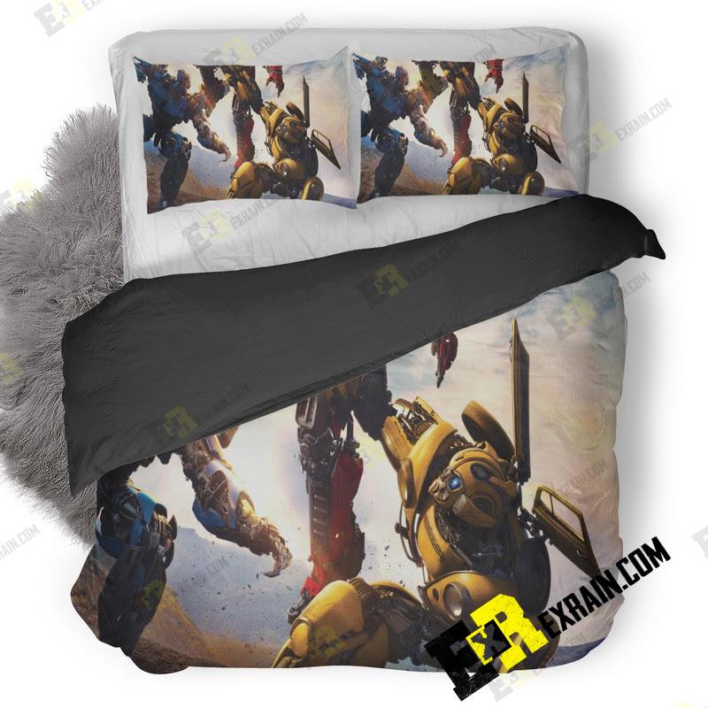 Bumblebee Movie 8K Movie Ib 3D Customized Duvet Cover Bedding Set