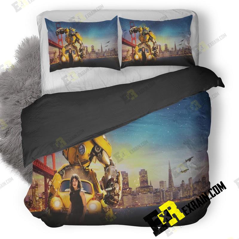 Bumblebee Movie 8K V3 3D Customized Duvet Cover Bedding Set