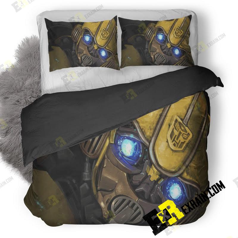Bumblebee Movie Artwork 3D Customized Duvet Cover Bedding Set