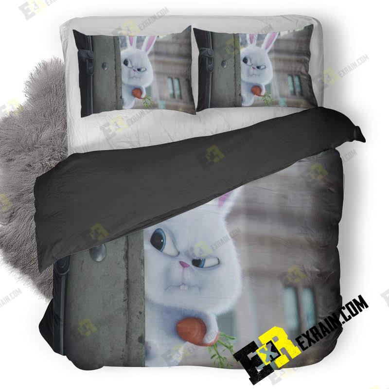 Bunny The Secrete Life Of Pets Movie 3D Customized Duvet Cover Bedding Set