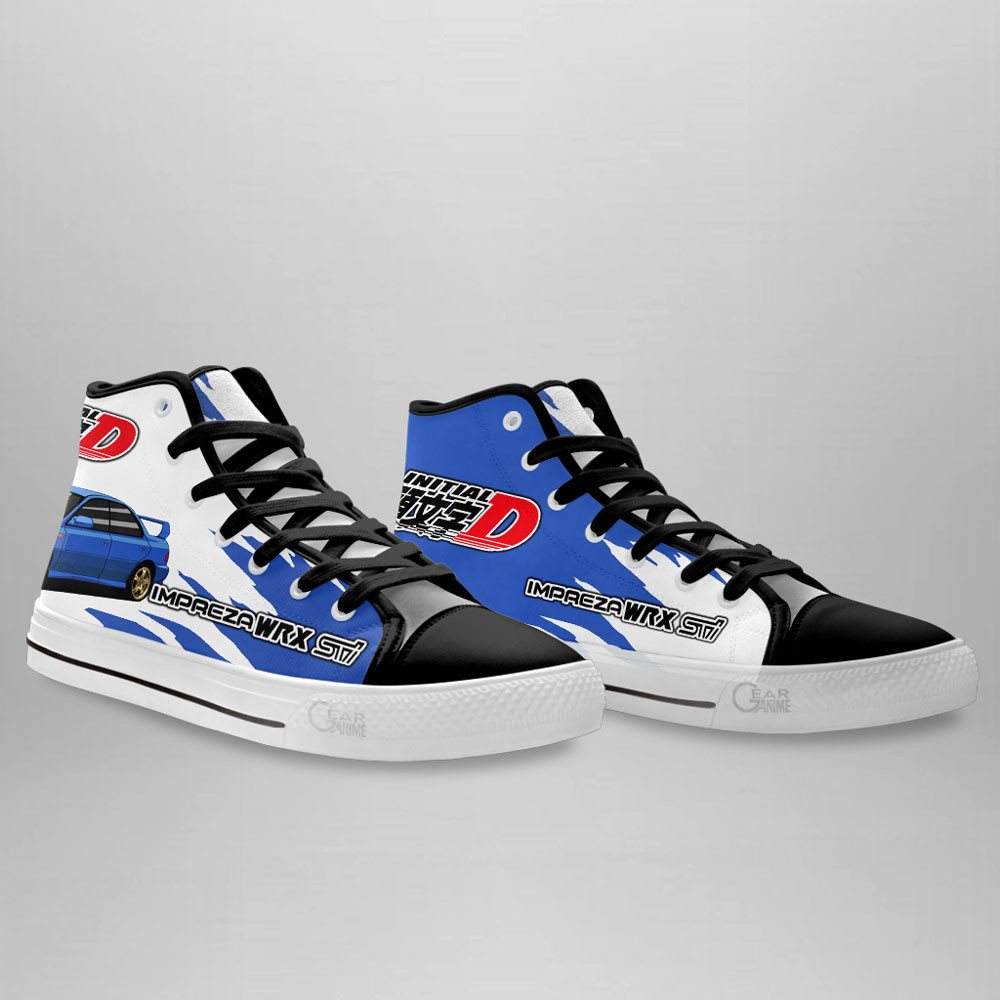 Bunta Fujiwara High Top Shoes Initial D Custom Anime Sneakers