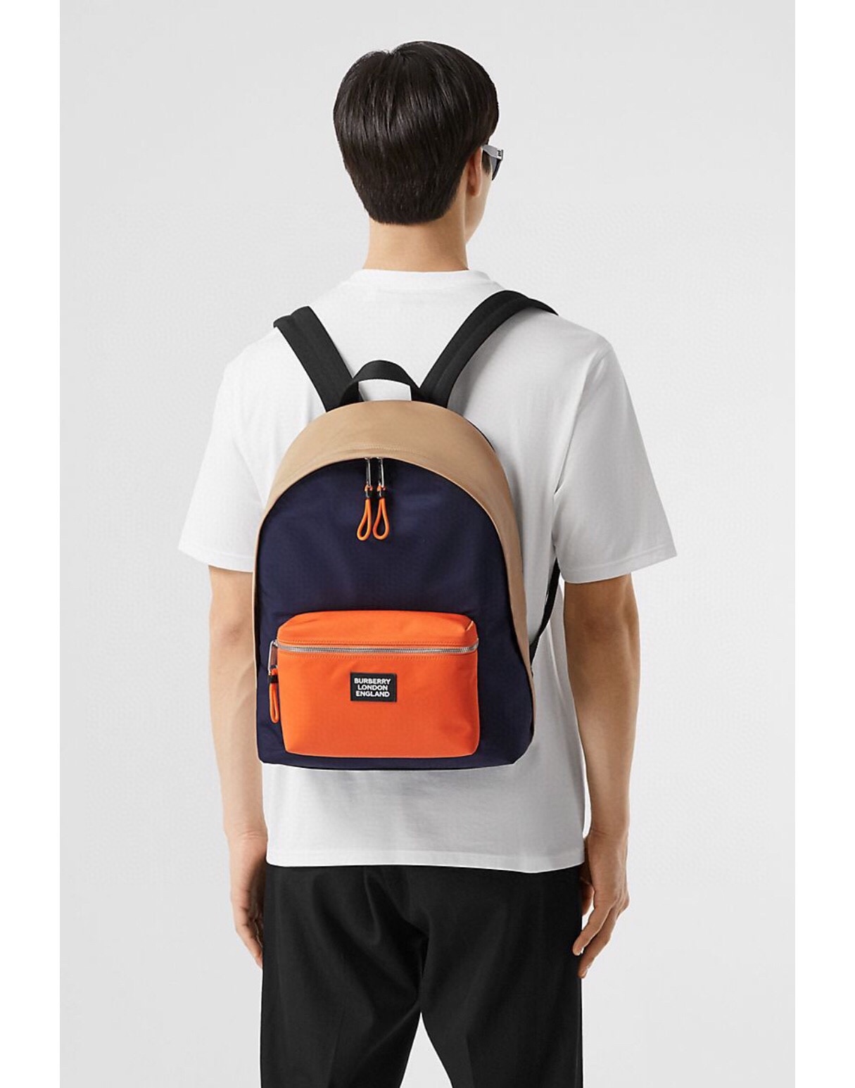 Burberry Backpack With Logo For Men, Men’s Bags 17in/43cm