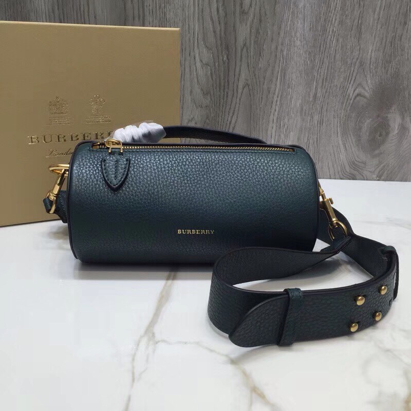 Burberry Barrel Bag Green For Women, Women’s Bags 8.3in/21cm
