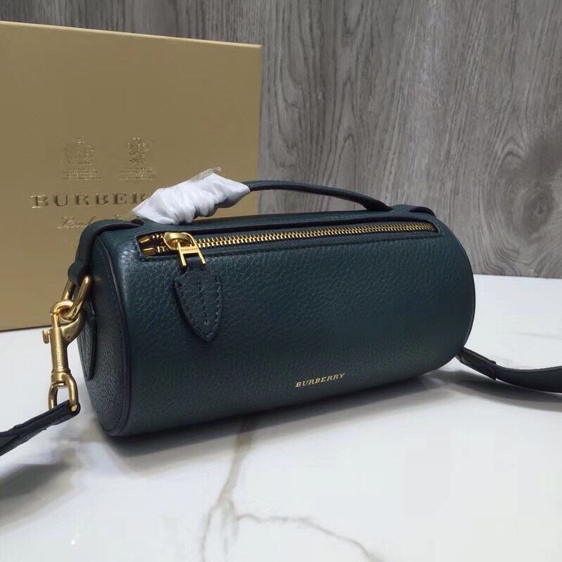 Burberry Barrel Bag Green For Women, Women’s Bags 8.3in/21cm